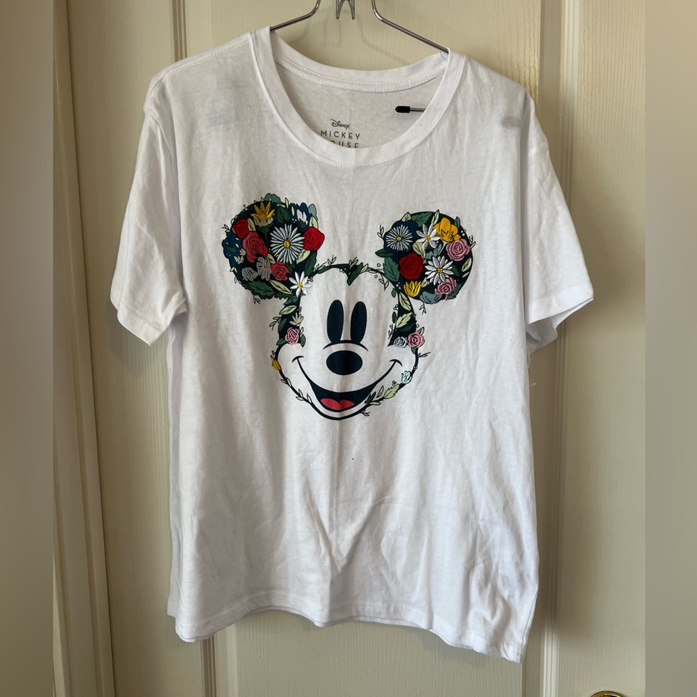 White Mickey Mouse Tshirt